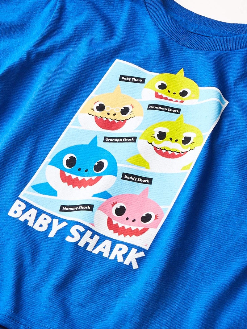 Pinkfong Baby Shark Doo Family Short Sleeve T-Shirt - Image 3